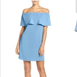 Charles Henry Off the Shoulder Dress